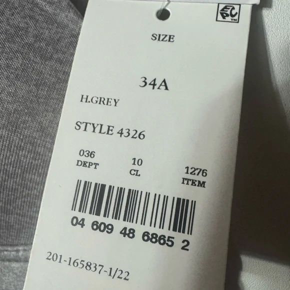 NWT Maidenform 34A Girl Contour Bra lace adjustable Racerback wireless sports - Picture 4 of 6